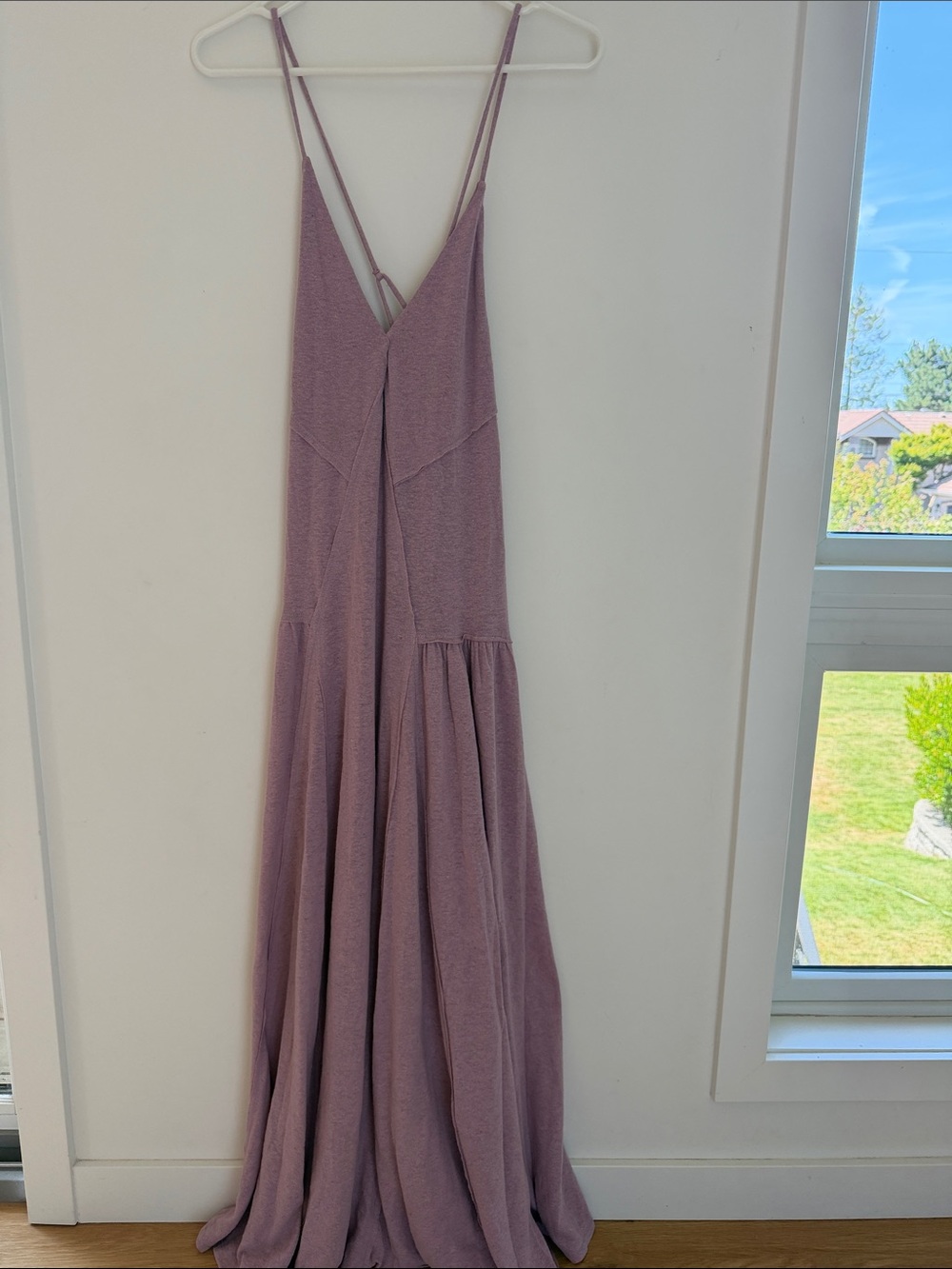 Free People Beach small Mauve Spaghetti-Strap Maxi Dress